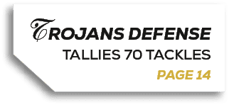TROJANS DEFENSE Tallies 70 Tackles PAGE 1