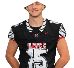 A young man wearing a white jersey with the number 10 on it. Description generated by AI