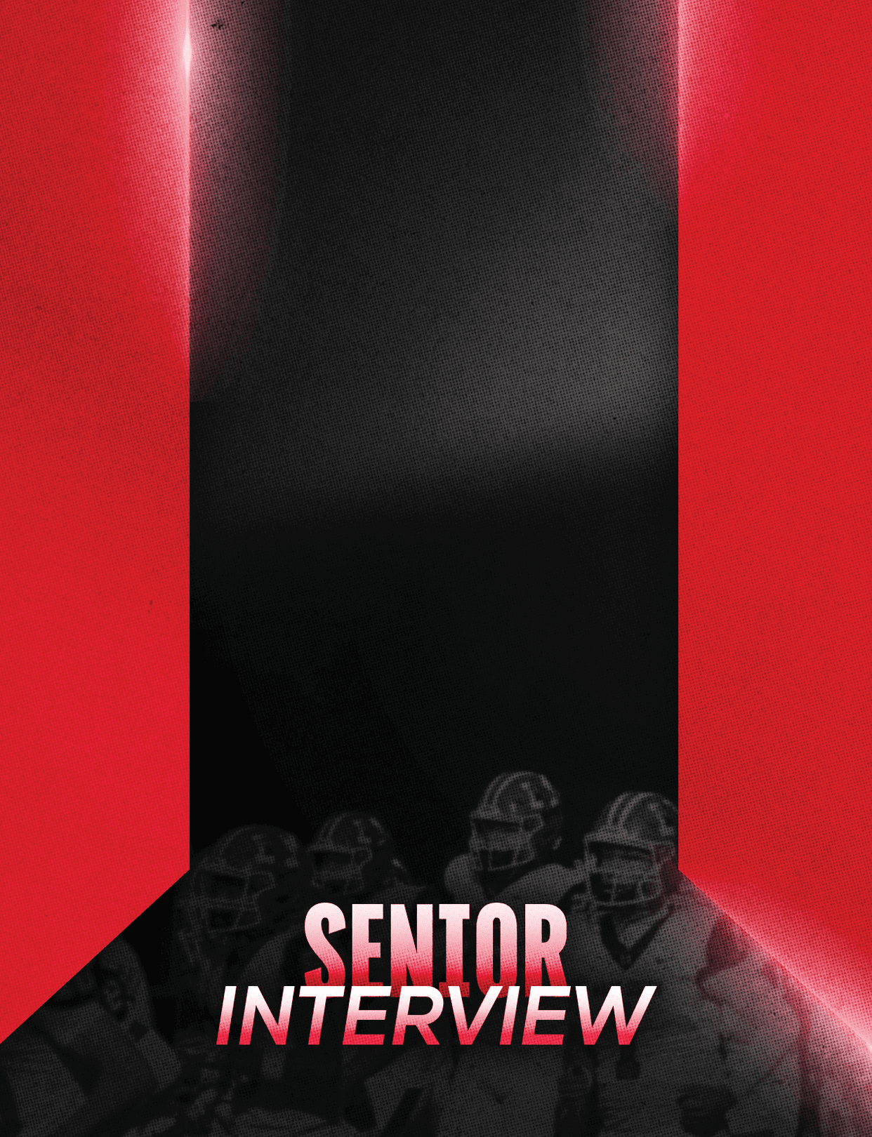 Two people wearing helmets and sports gear are positioned in a dark setting with a bold red and black background and the words “VARSITY SUMMER" displayed prominently. Description generated by AI