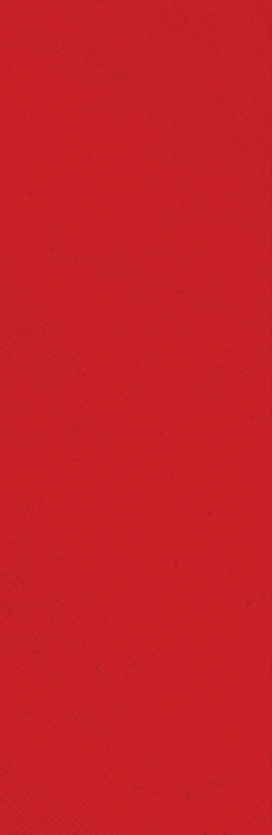 A red background with a white stripe. Description generated by AI