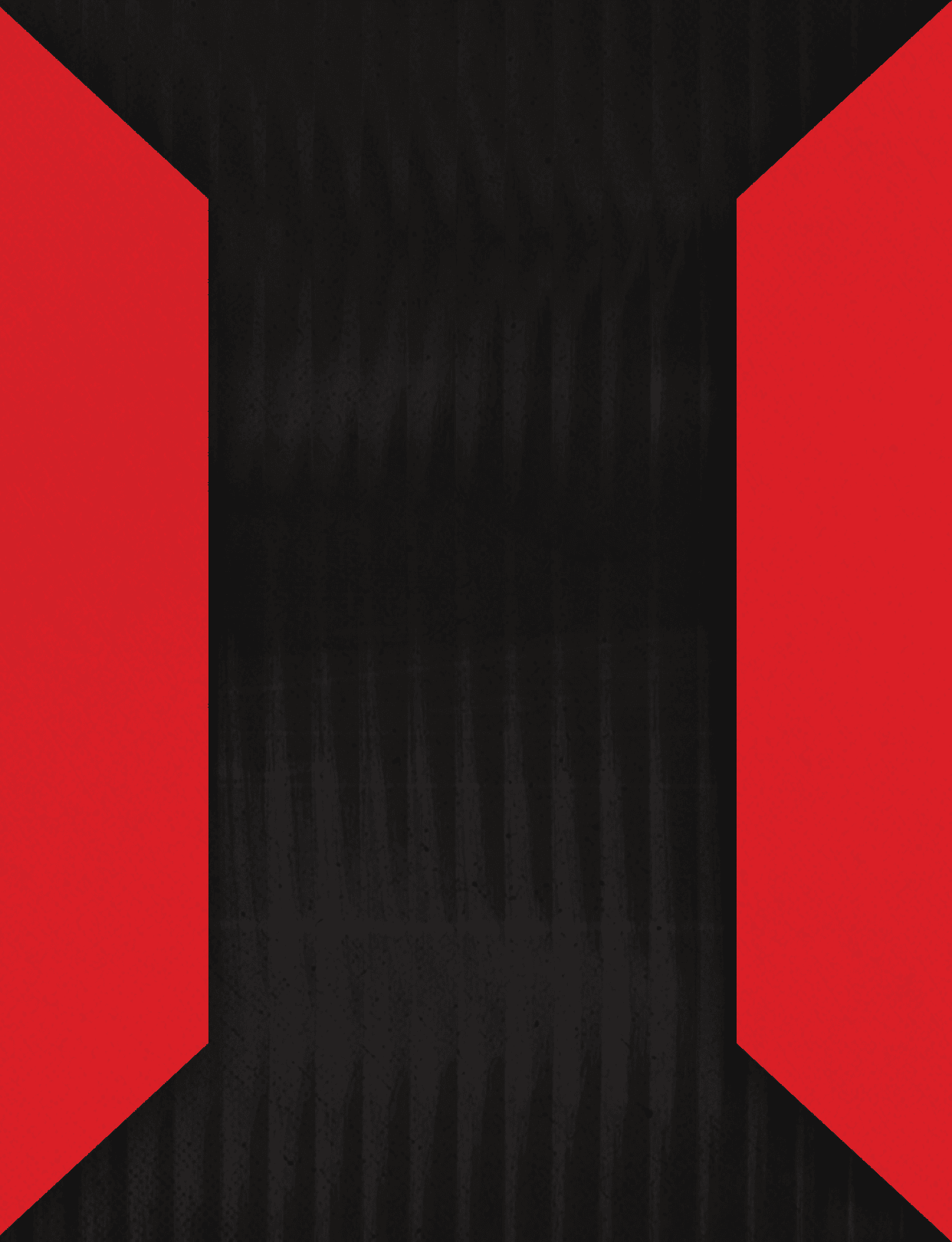 A red and black square with a red X. Description generated by AI