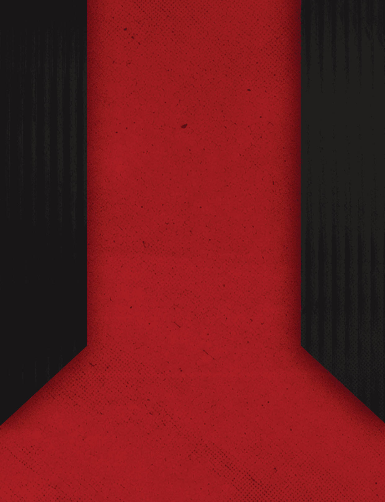 Two red and black triangles. Description generated by AI