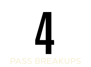 pass breakups,