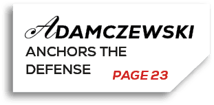 PAGE 23,ADAmczewski ANCHORS THE DEFENS