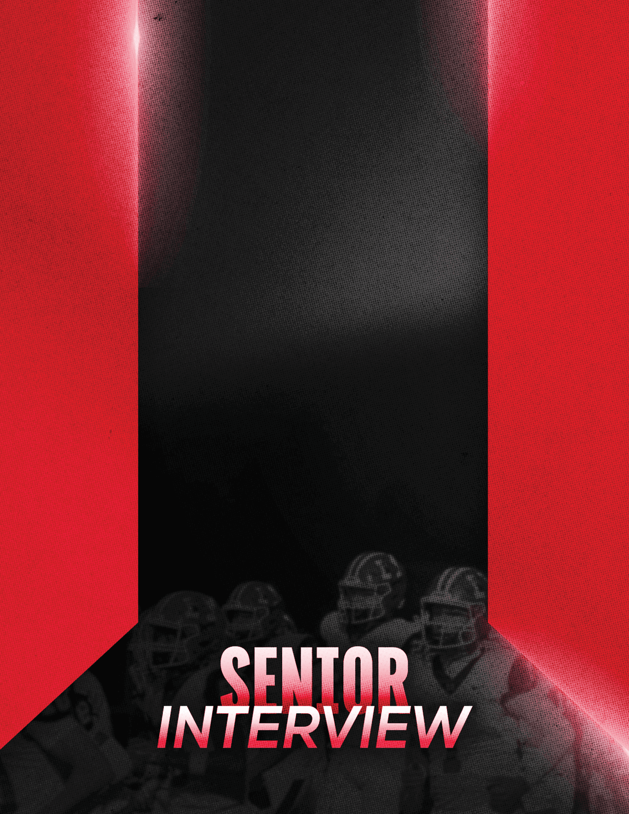 Two people wearing helmets and sports gear are positioned in a dark setting with a bold red and black background and the words “VARSITY SUMMER" displayed prominently. Description generated by AI