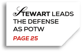 Stewart Leads the Defense as potw PAGE 2