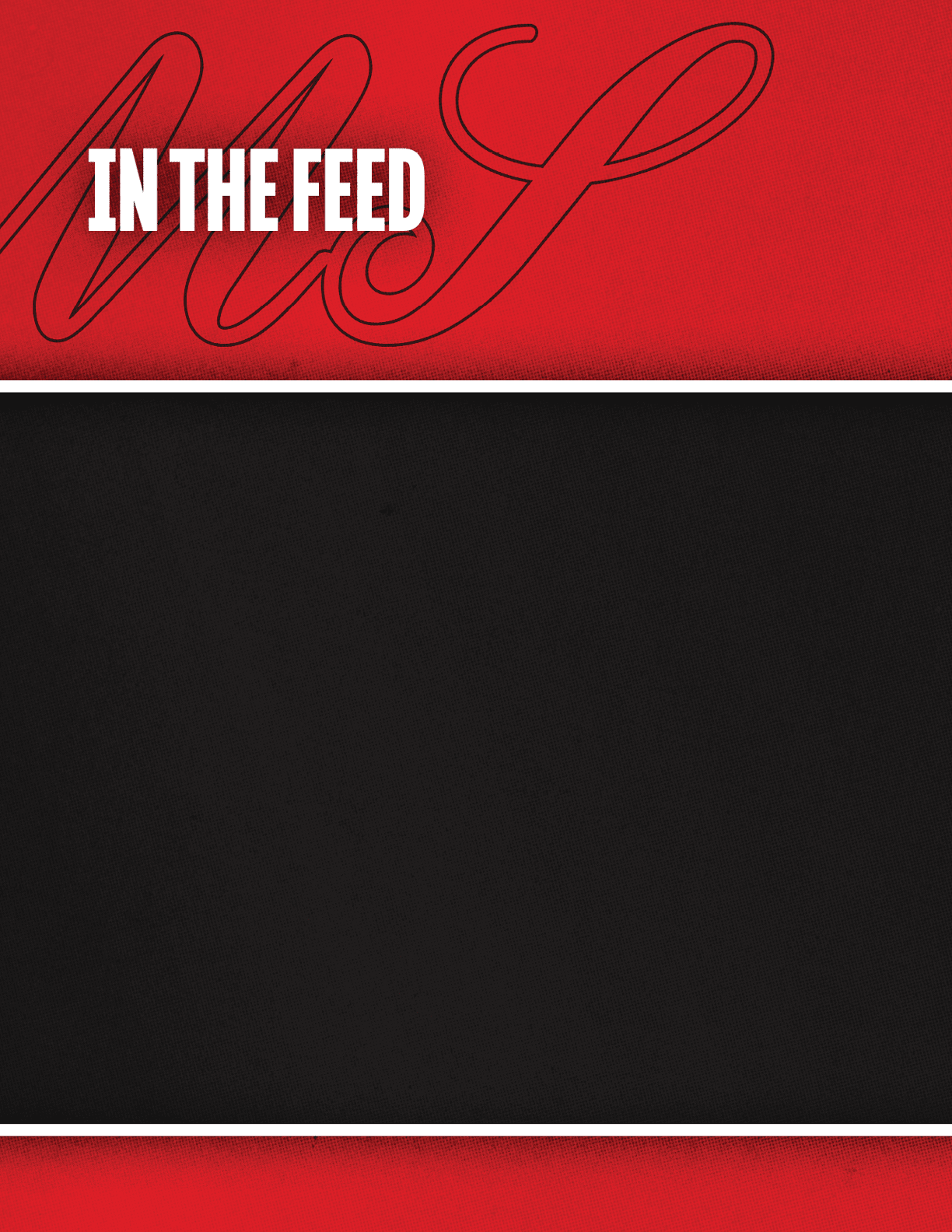 A red background with a black square. Description generated by AI