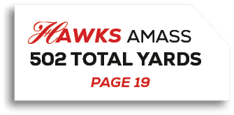 PAGE 19,HAWKS amass 502 Total Yard