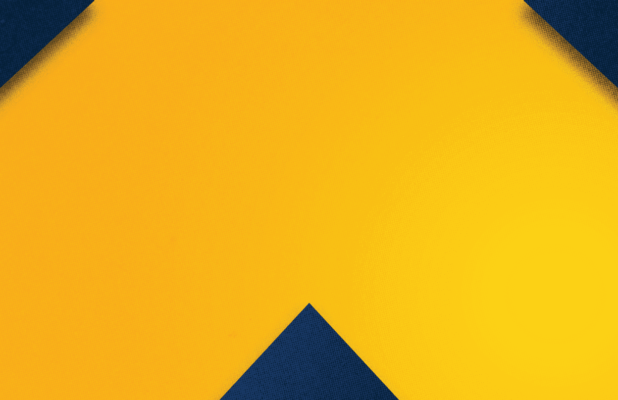 A blue and red triangular shape. Description generated by AI