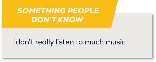 Something People Don’t Know,I don’t really listen to much music