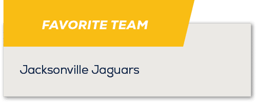Favorite Team,Jacksonville Jaguar