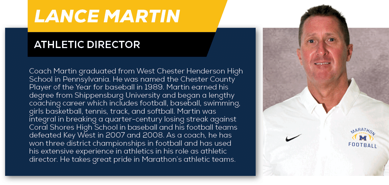 Lance Martin,Athletic Director,Coach Martin graduated from West Chester Henderson High School in Pennsylvania. He was...
