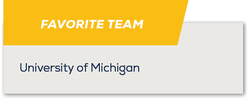 Favorite Team,University of Michiga