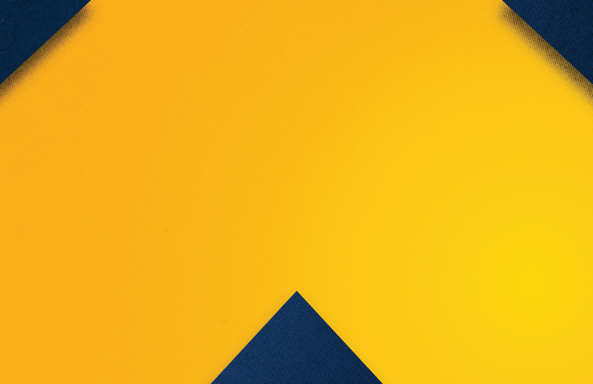 A blue and red triangular shape. Description generated by AI