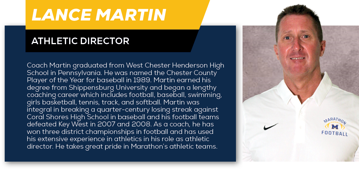 Lance Martin,Athletic Director,Coach Martin graduated from West Chester Henderson High School in Pennsylvania. He was...