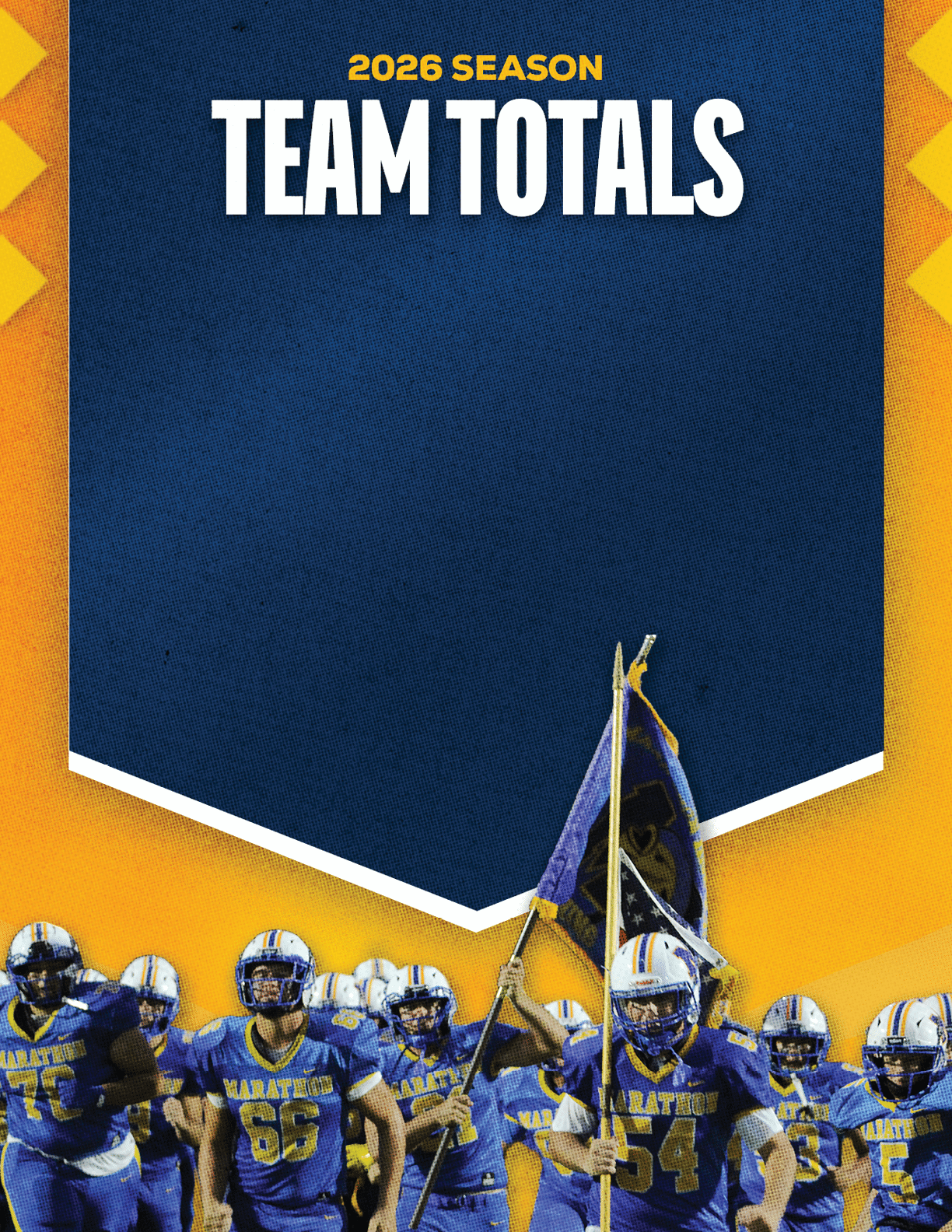 A group of football players standing on a field. Description generated by AI