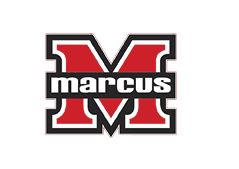 A red and white logo for the University of Marquette. AI generated content