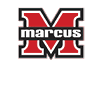 A white and orange logo for a team. Description generated by AI