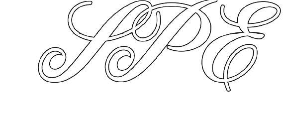 The image shows the stylized, ornate cursive letters “SPE" intertwined with elegant loops and flourishes. Description generated by AI