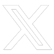 A black and white image of a white X. AI generated content
