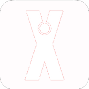 A red and white X on a white background. AI generated content