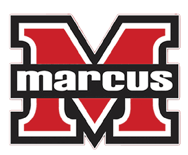 A red and white logo for the University of Marquette. AI generated content