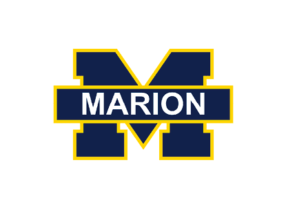 A logo for the University of Michigan is displayed in blue, yellow, and navy. AI generated content
