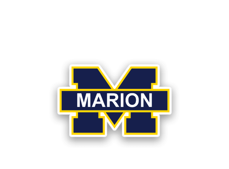 A logo for the University of Michigan is displayed in blue, yellow, and navy. AI generated content