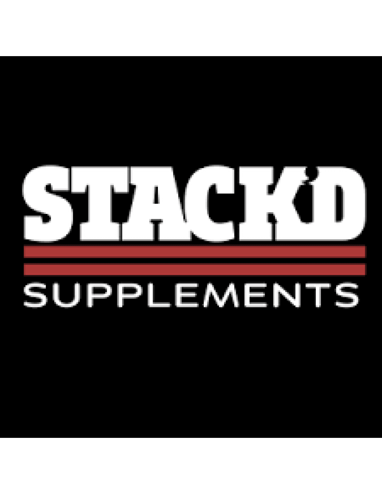 A logo for Stacked Supplements. AI generated content
