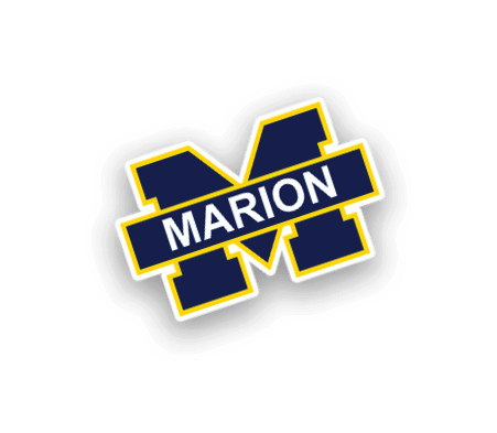 A logo for the University of Michigan is displayed in blue, yellow, and navy. AI generated content