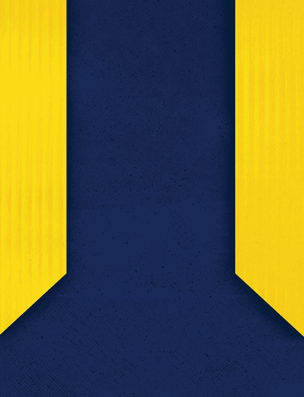 A yellow and blue flag with three yellow stripes. AI generated content