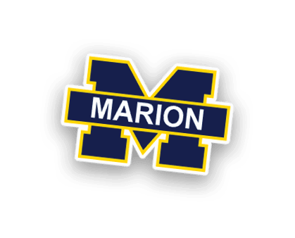 A logo for the University of Michigan is displayed in blue, yellow, and navy. AI generated content