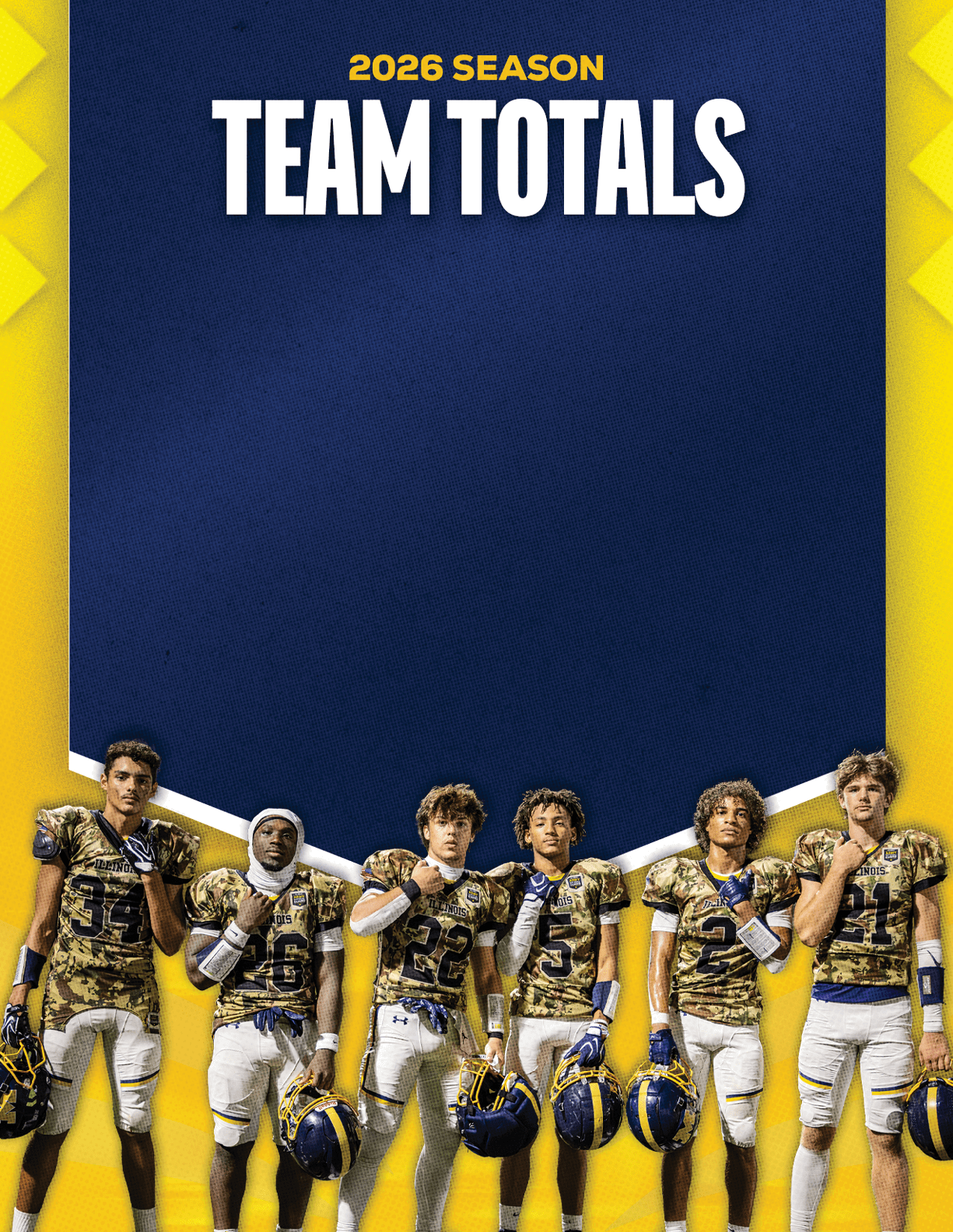 A group of football players pose for a team photo. AI generated content