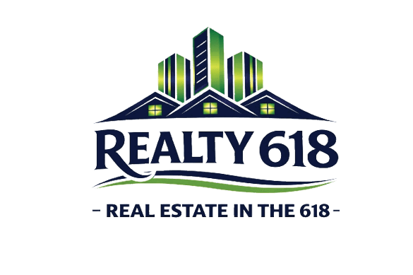 A logo for a real estate company with a green and white color scheme. AI generated content