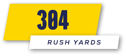 RUSH yards,30
