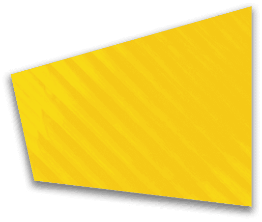 A yellow background with a blue border that says “Follow us on". AI generated content