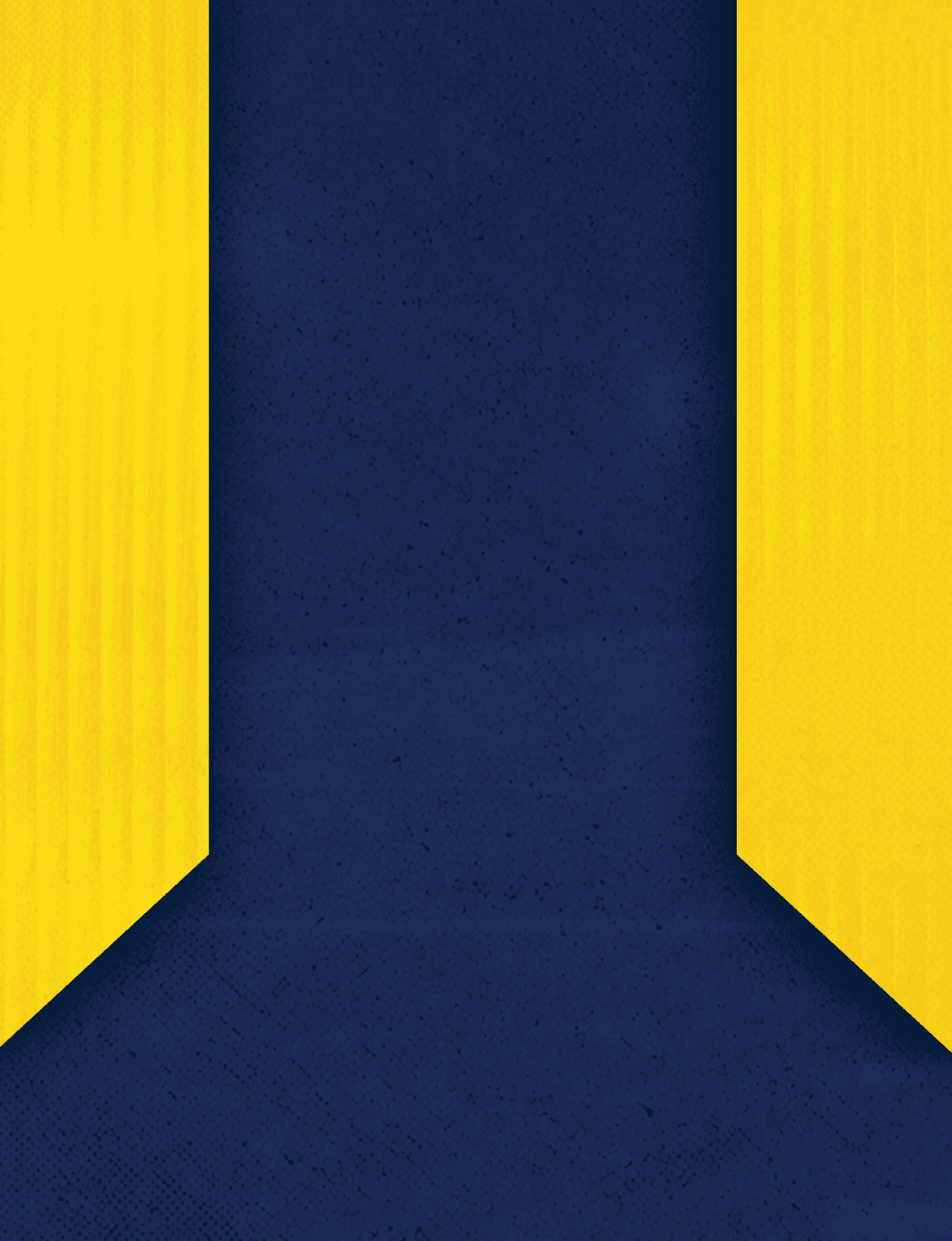 A yellow and blue flag with three yellow stripes. AI generated content