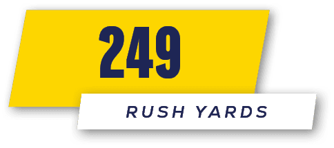 RUSH yards,24
