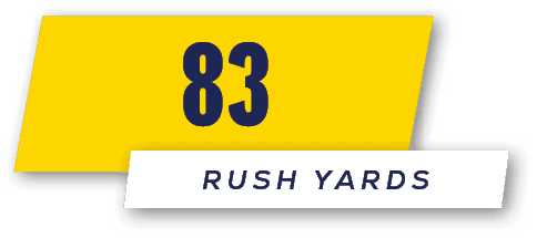 RUSH yards,8