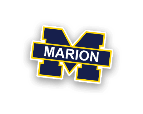 A logo for the University of Michigan is displayed in blue, yellow, and navy. AI generated content