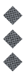 A black and white image of a circle with a red dot in the middle. Description generated by AI