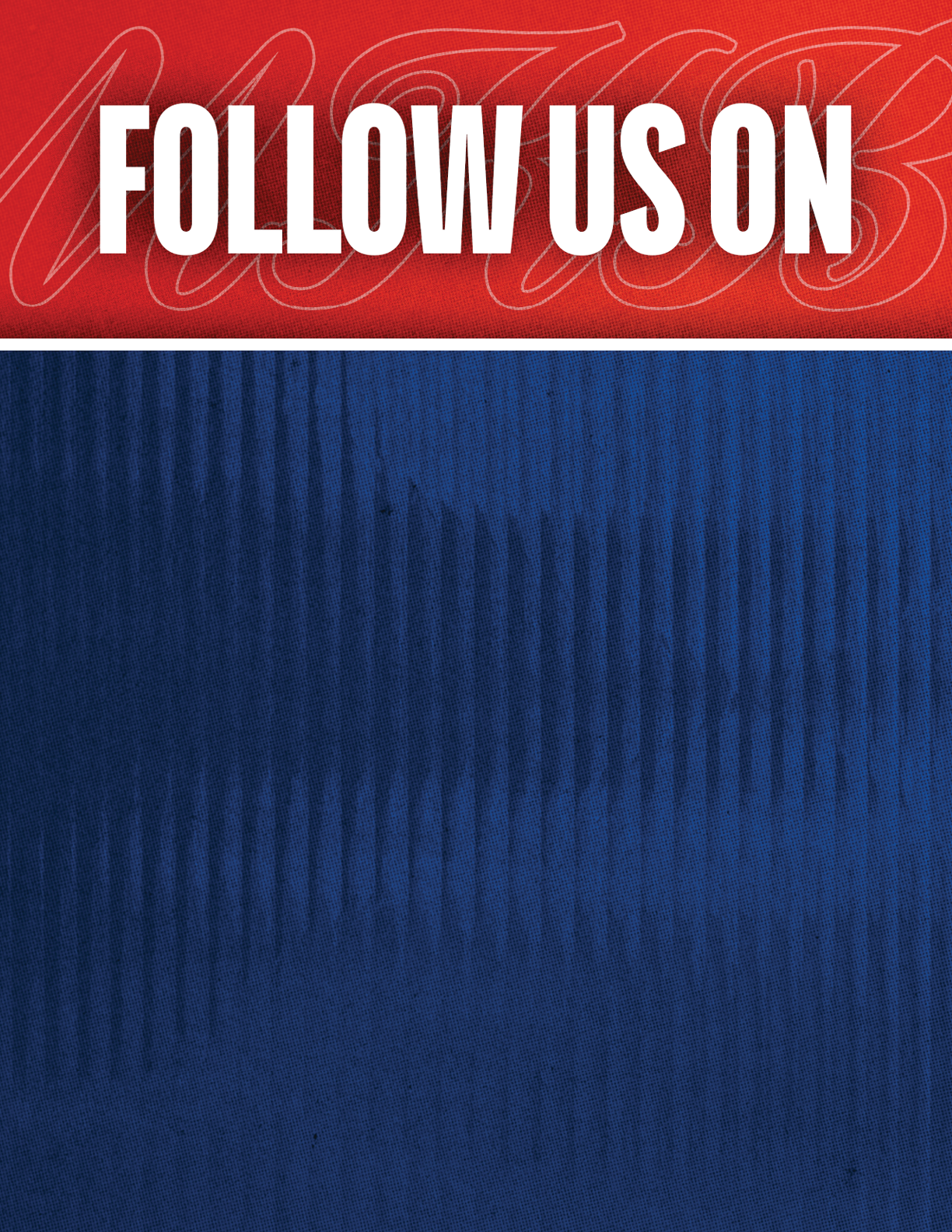 A red and blue striped fabric. Description generated by AI