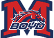 A blue and red logo of a cat with its mouth open. Description generated by AI