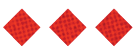 A black and white image of a circle with a red dot in the middle. Description generated by AI
