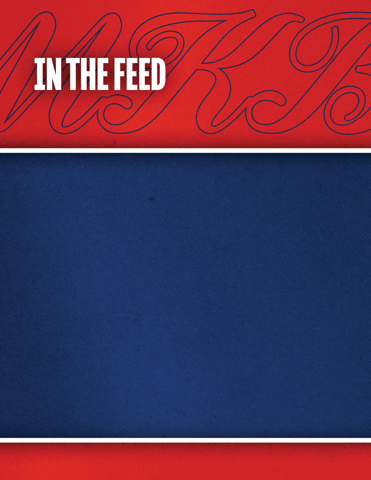 A red and blue background with a red and white logo. Description generated by AI