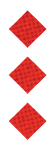 A black and white image of a circle with a red dot in the middle. Description generated by AI