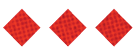 A black and white image of a circle with a red dot in the middle. Description generated by AI