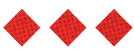 A black and white image of a circle with a red dot in the middle. Description generated by AI