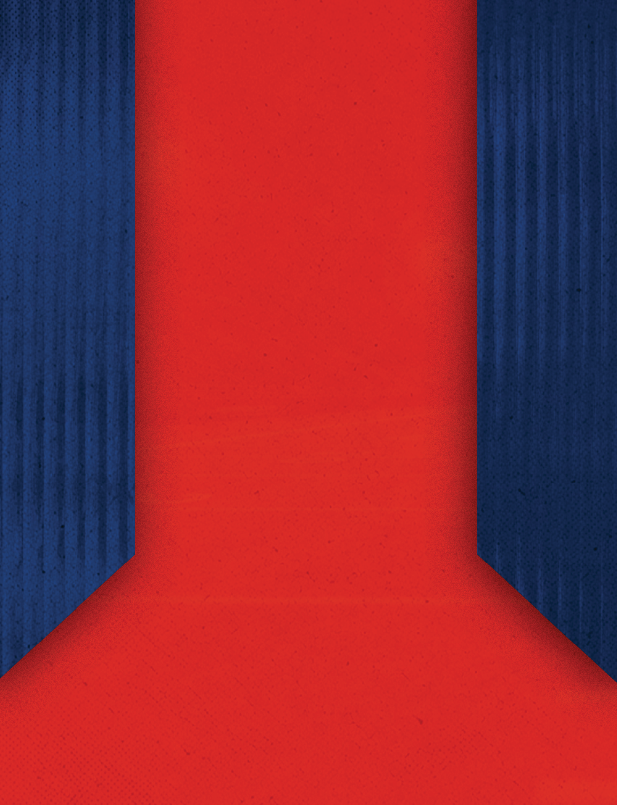 Three red and blue stripes. Description generated by AI