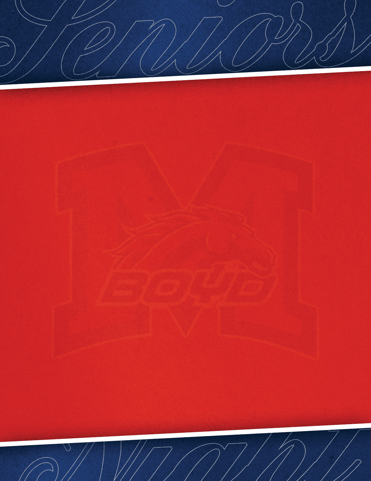 A red and blue background with a red and white logo. Description generated by AI